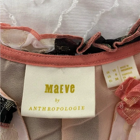 Anthropologie Maeve Sleeveless Asymmetrical Blouse Women Size M - Picture 2 of 9